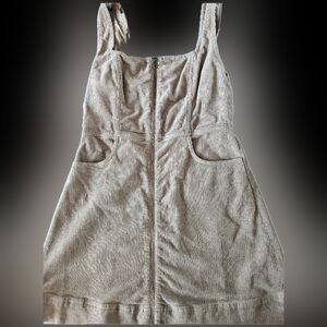 Alice + Olivia Olive Renita Corduroy Full Zip Overall Size 4 Dress $395